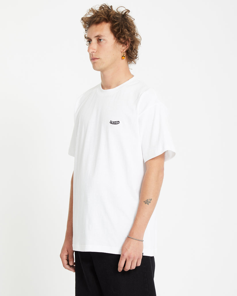 T-Shirt Pistol Stone - White
