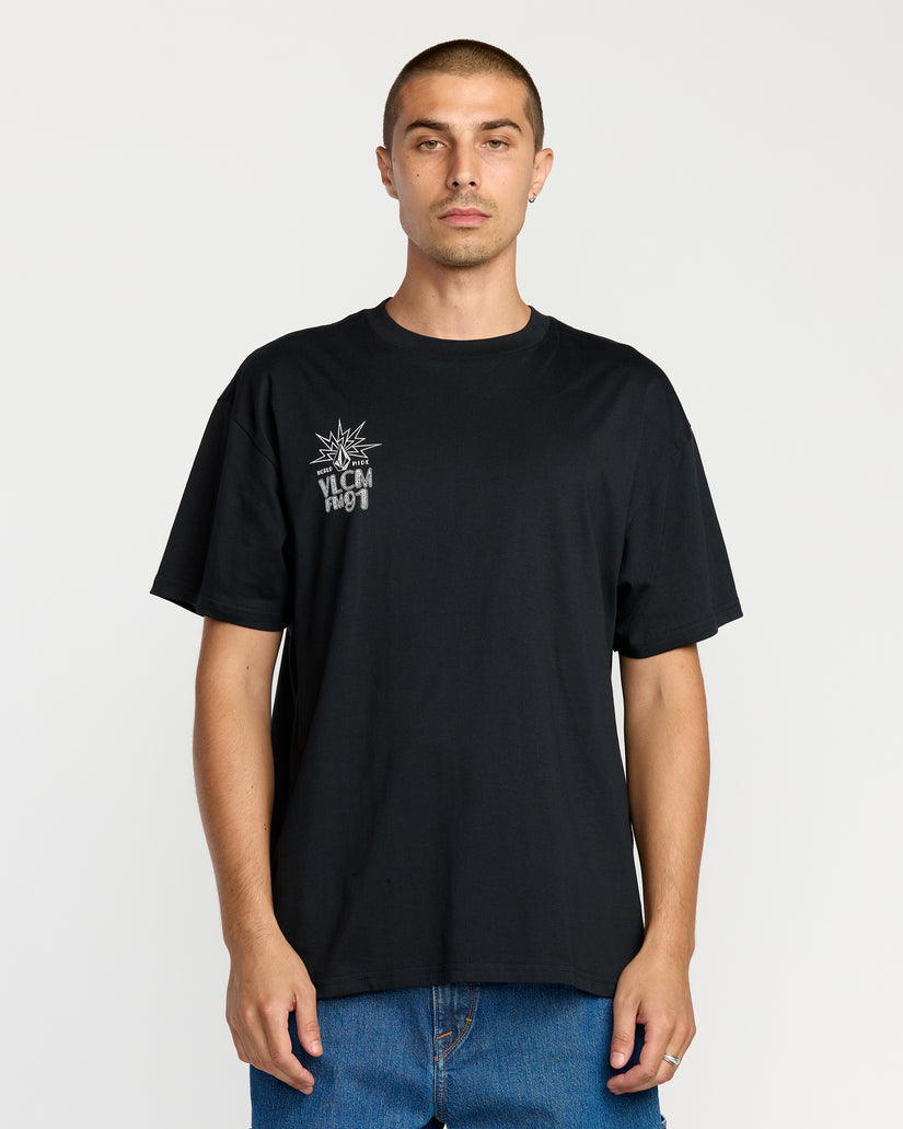 T-Shirt Tune In - Antique Black