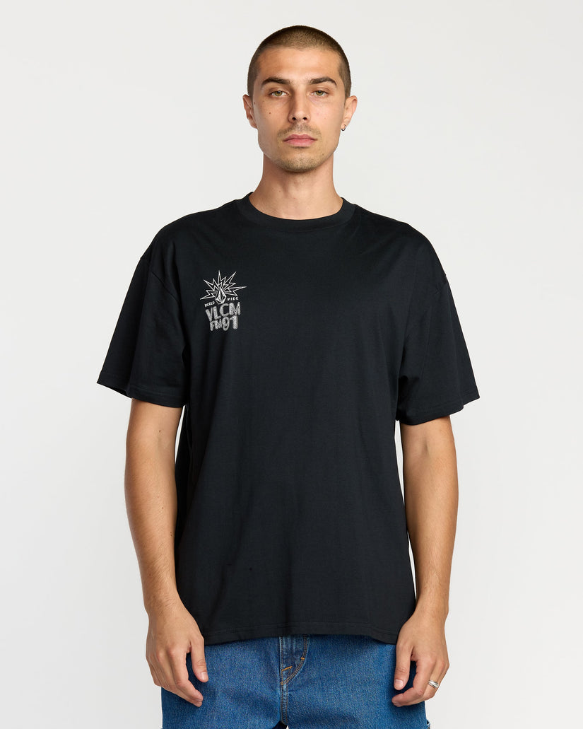 T-Shirt Tune In - Antique Black