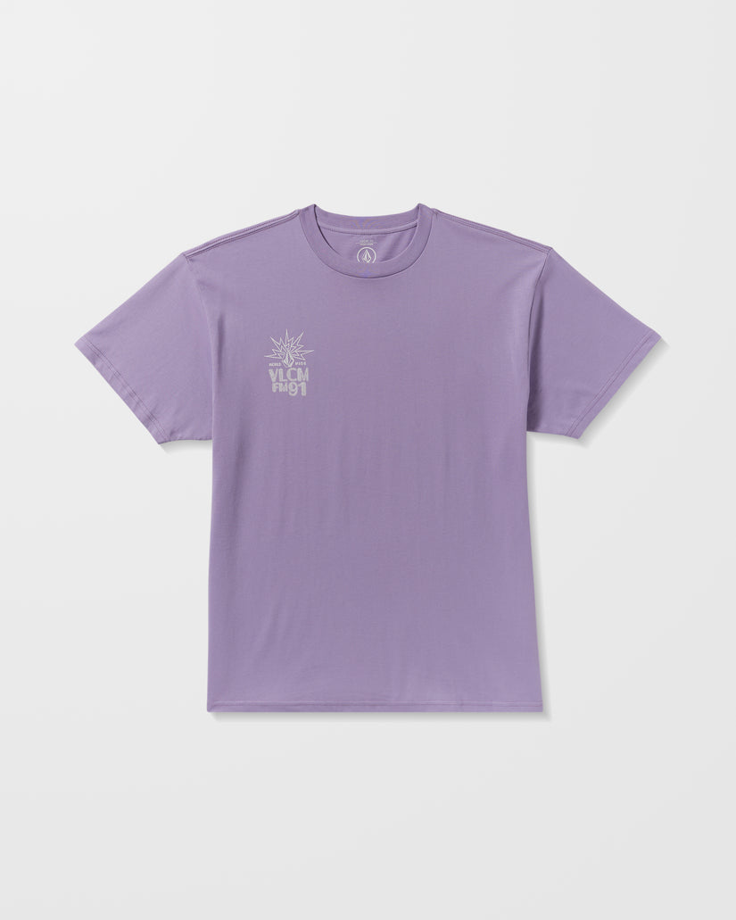 T-Shirt Tune In - Purple Ash