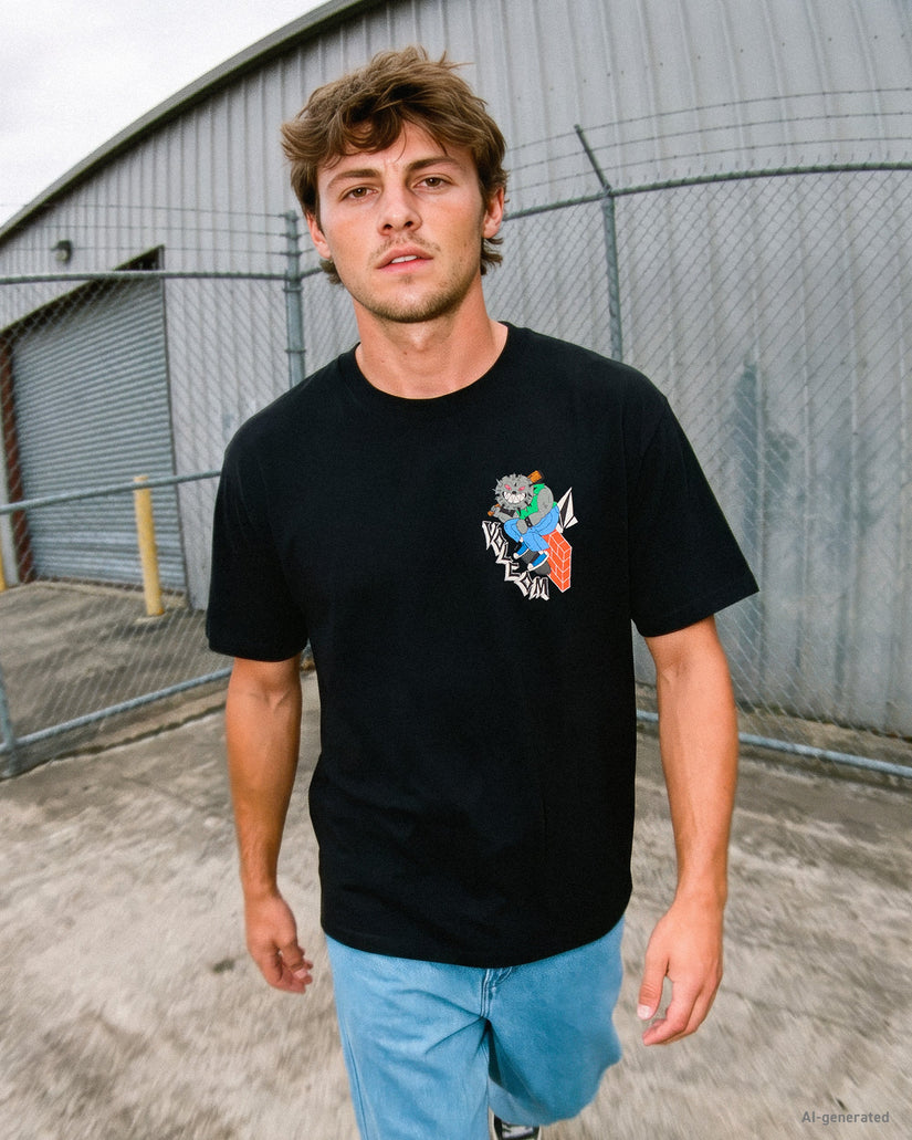 Sk8 Break T-Shirt - Black