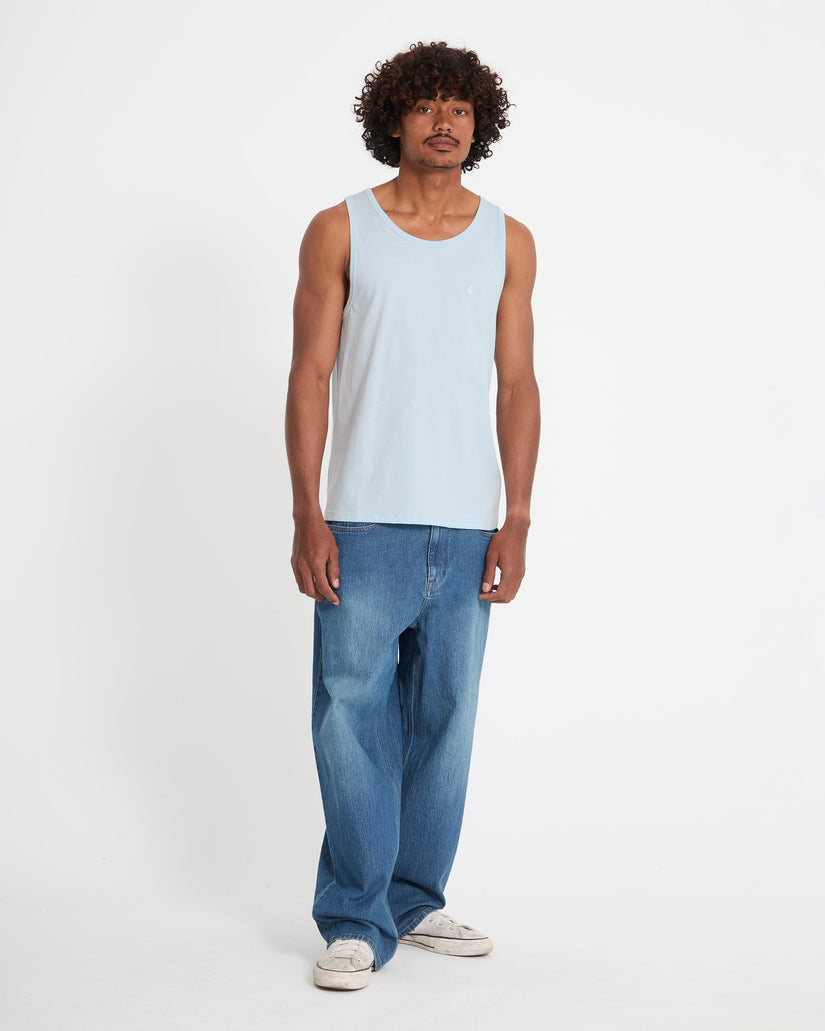 Stone Blanks Tank Top - Light Blue Acid