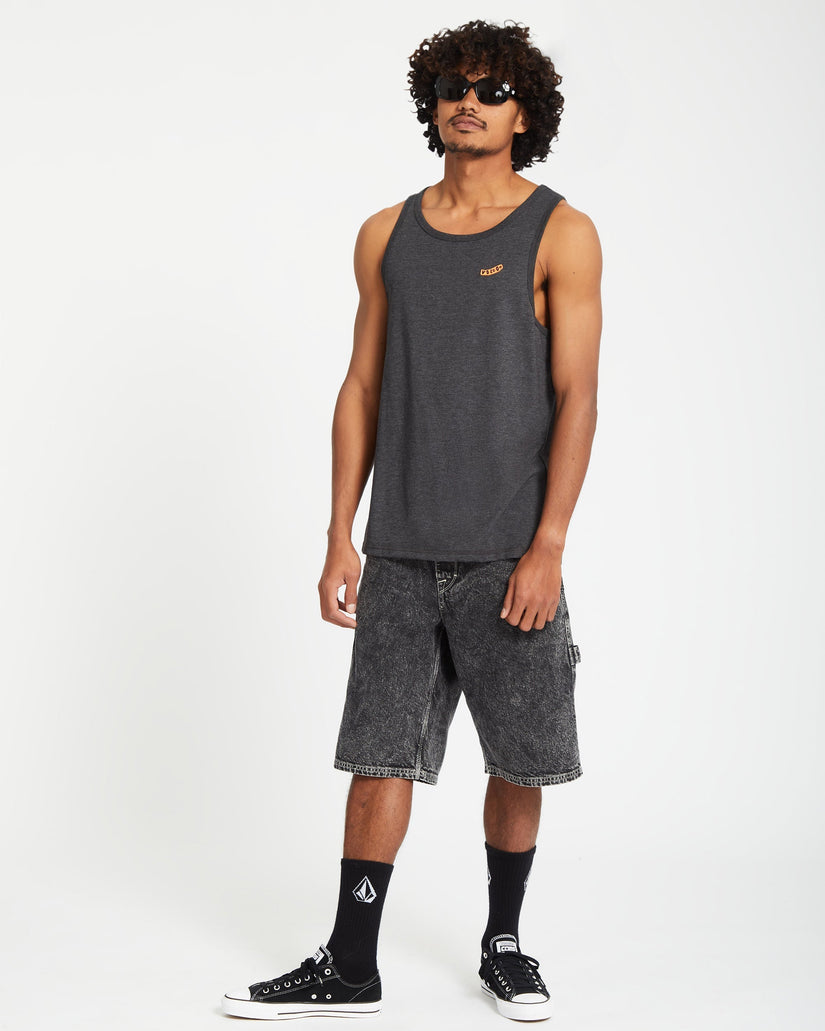 Pistol Stone Tank Top - Heather Black