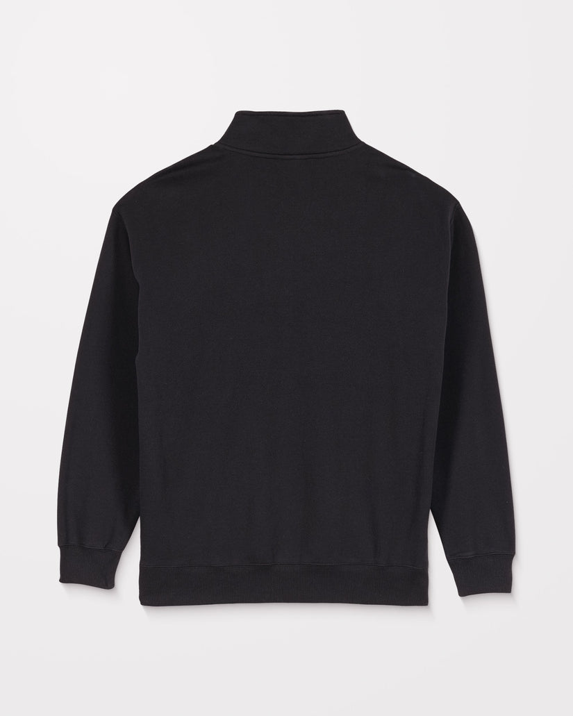 Sweatshirt Zippé Single Stone - Black