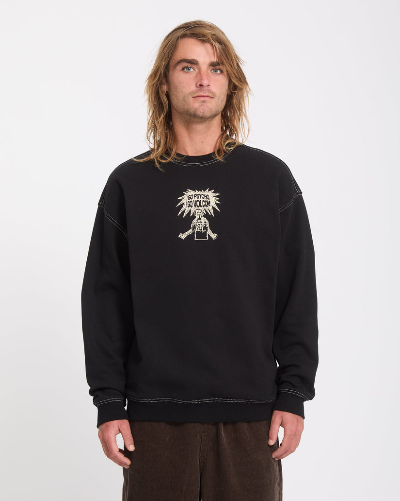 I Go Psycho Sweatshirt - Black