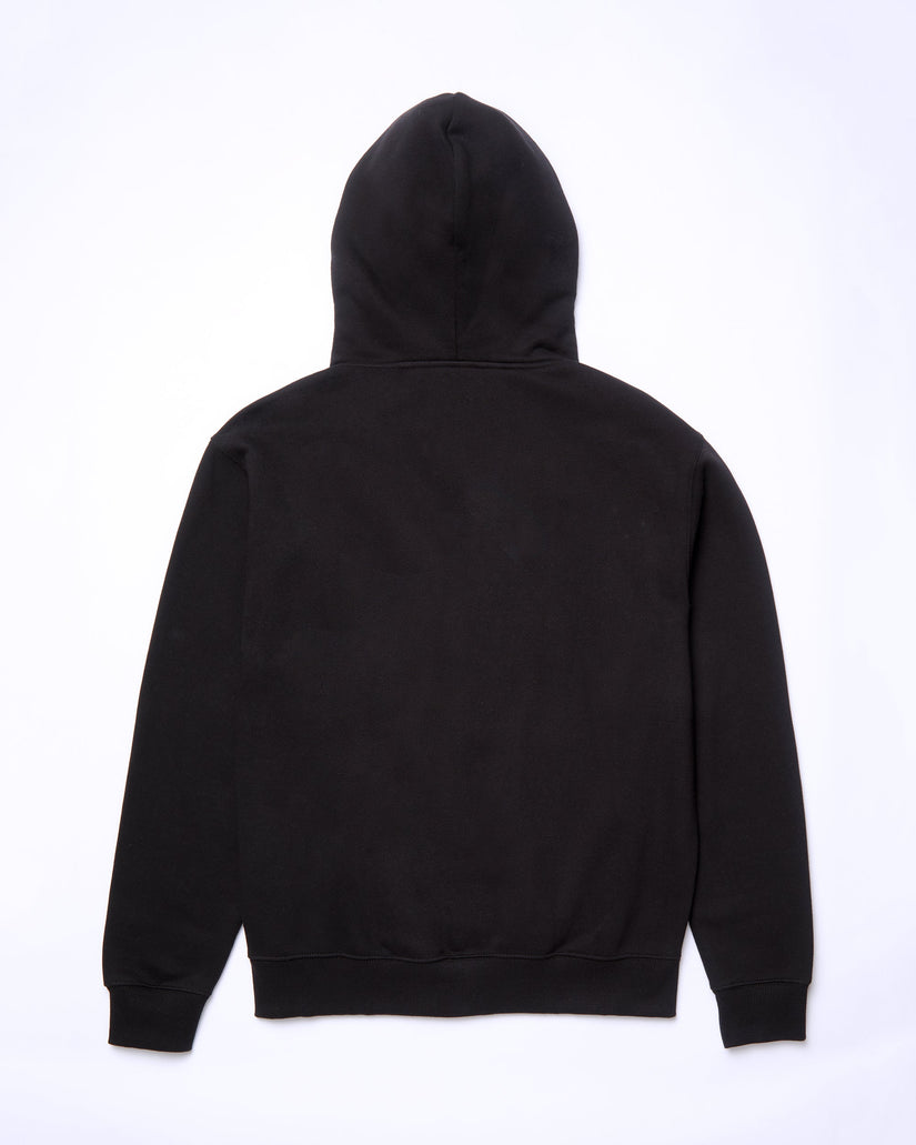 Sweat à Capuche Zippé Watanite - BLACK