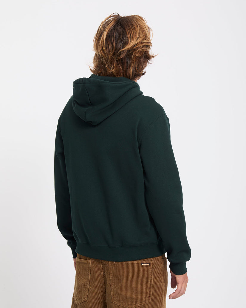 Single Stone Zip Hoodie - Scarab