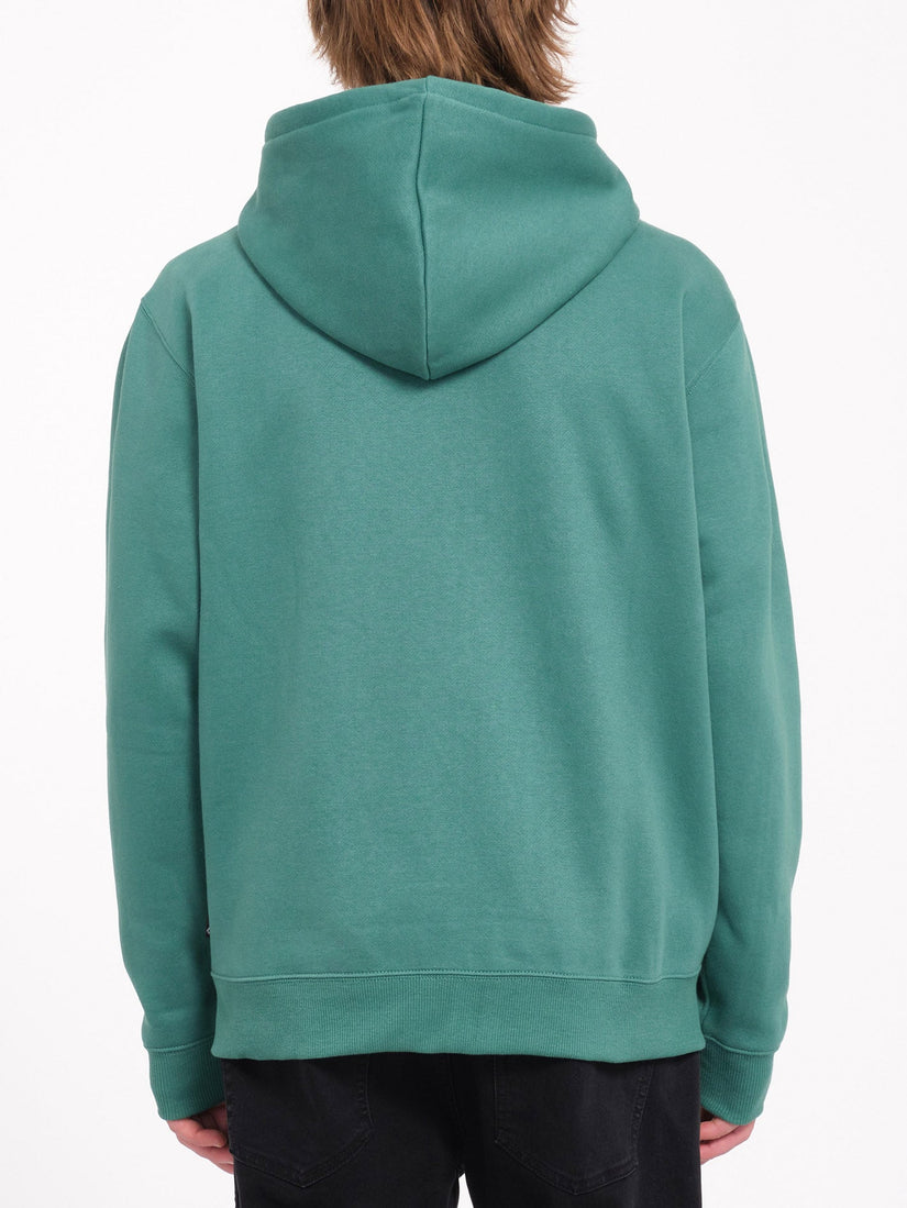 Sweat à capuche zippé Single Stone - SEA GREEN