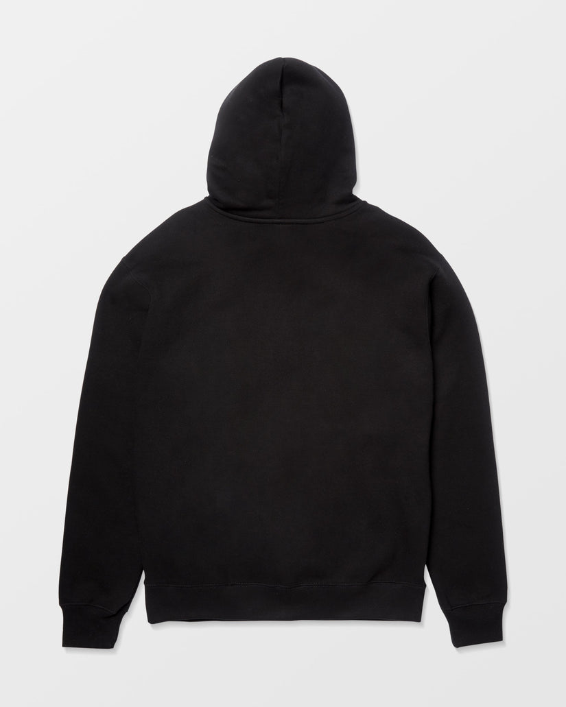 Sweat À Capuche Zippé Single Stone - Black