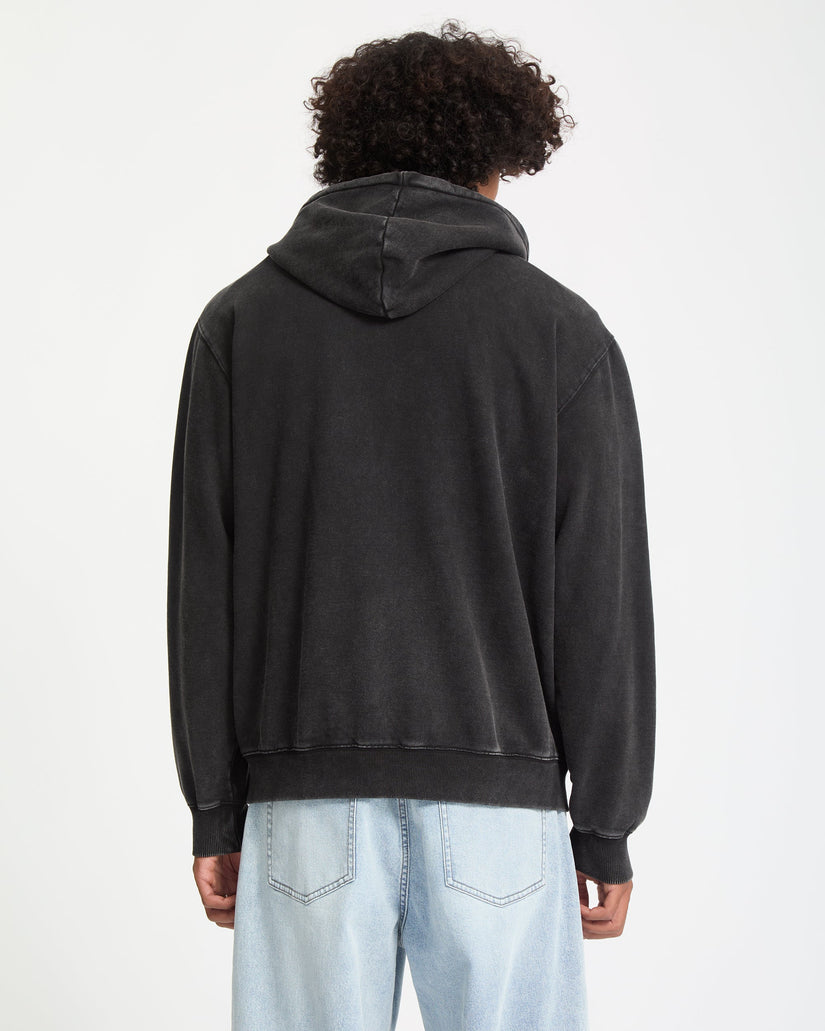 Sweat À Capuche Zippé Studder - Black