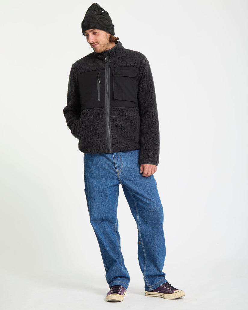 Sweat À Capuche Zippé Storm Stone - Asphalt Black