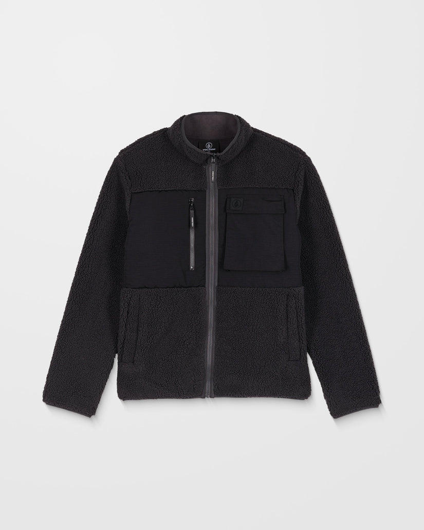 Sweat À Capuche Zippé Storm Stone - Asphalt Black
