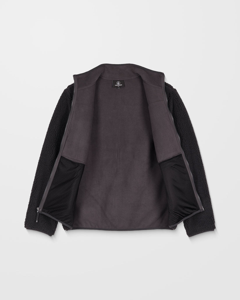 Sweat À Capuche Zippé Storm Stone - Asphalt Black
