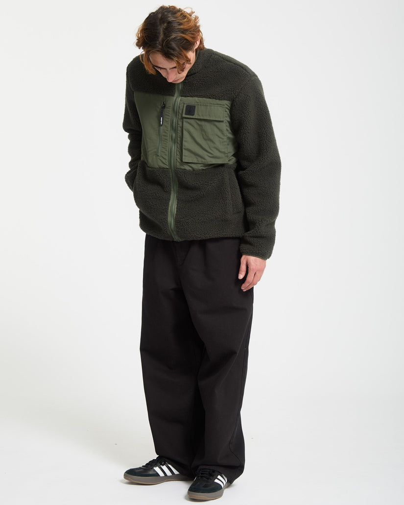 Storm Stone Zip Sweatshirt - Rinsed Black