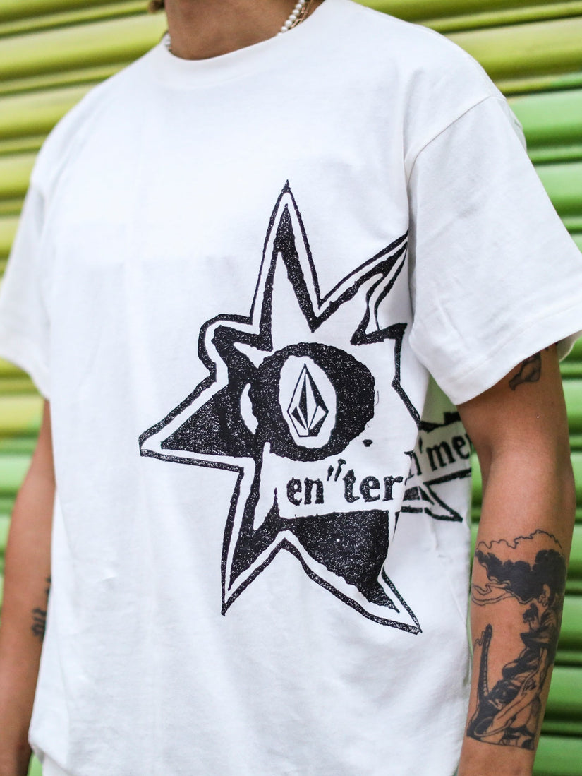 T-shirt V Ent Stone Burst - OFF WHITE
