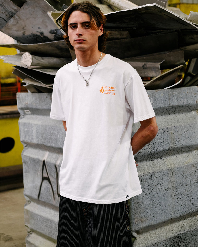 Workwear T-Shirt - White Combo