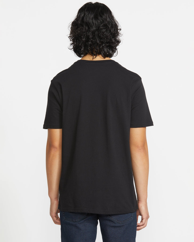 T-shirt Solid Pocket - BLACK