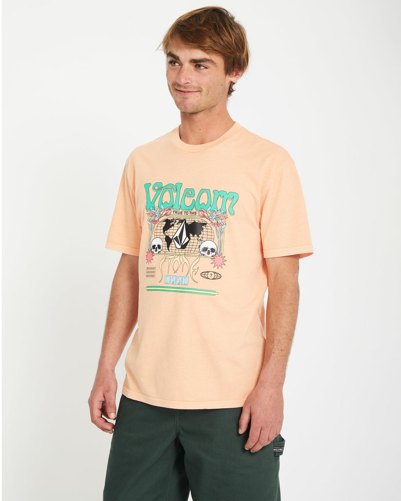 T-shirt Worldly - PALE PEACH