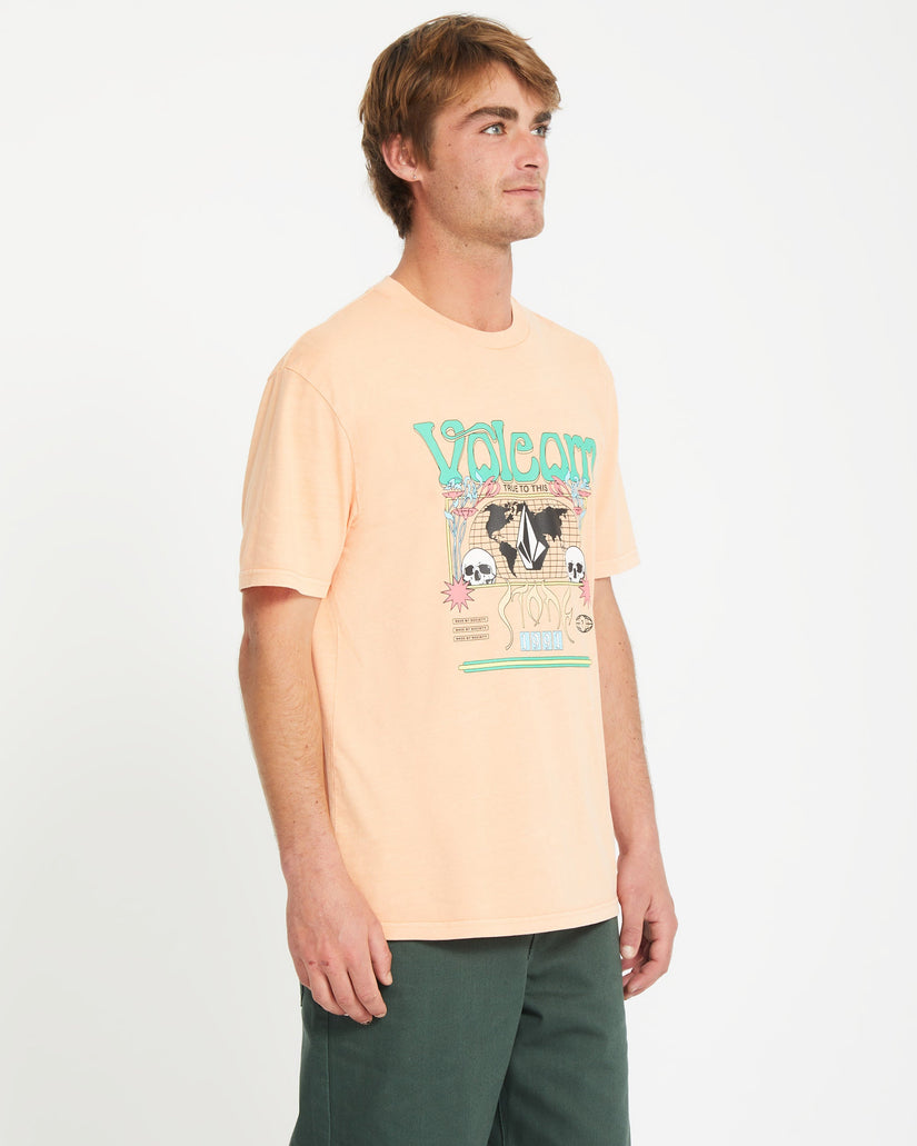 T-shirt Worldly - PALE PEACH