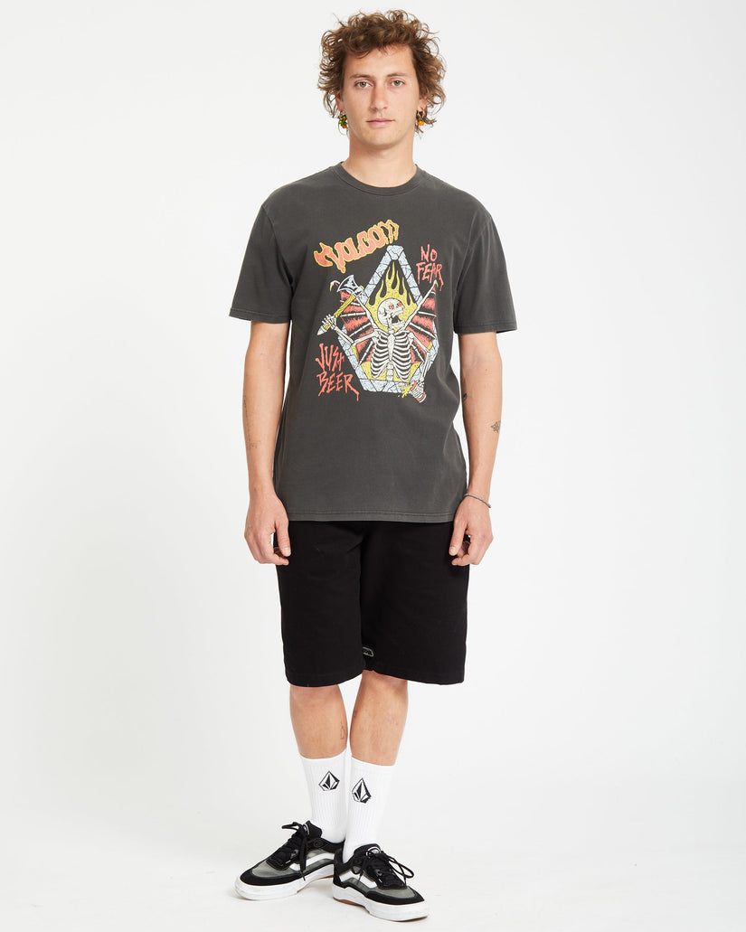 T-shirt Just Beer - BLACK