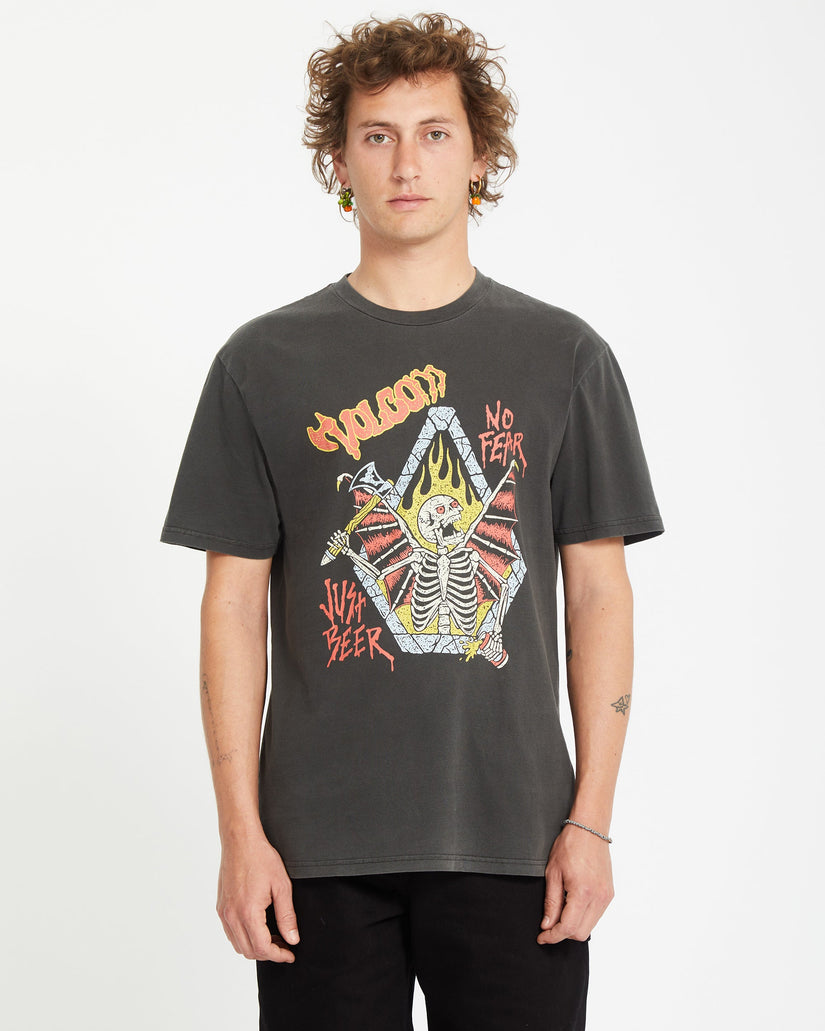 T-shirt Just Beer - BLACK