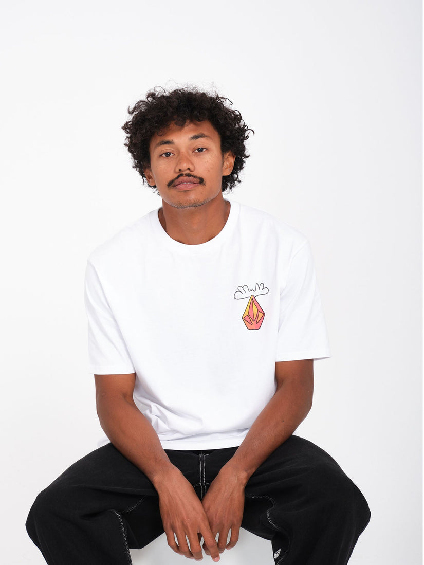 T-shirt Olivmoose - WHITE