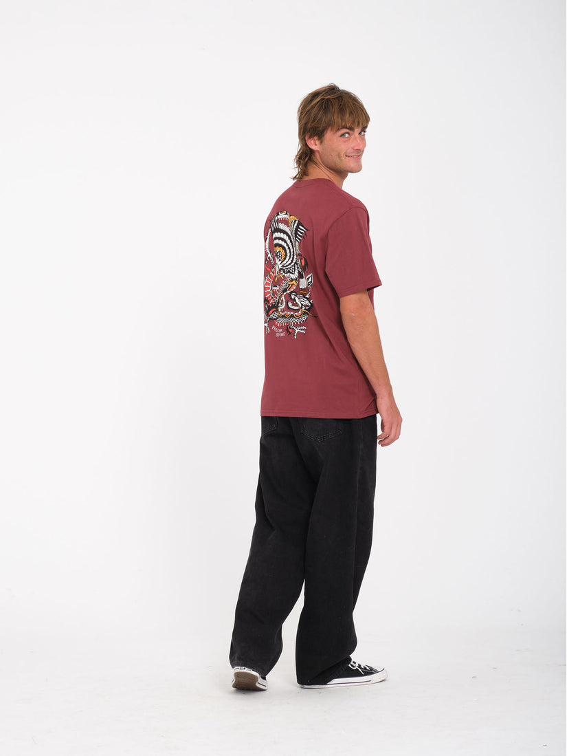 T-shirt Lintell - MERLOT
