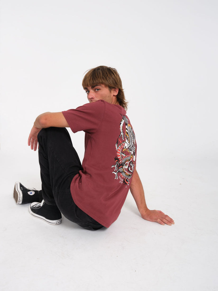 T-shirt Lintell - MERLOT
