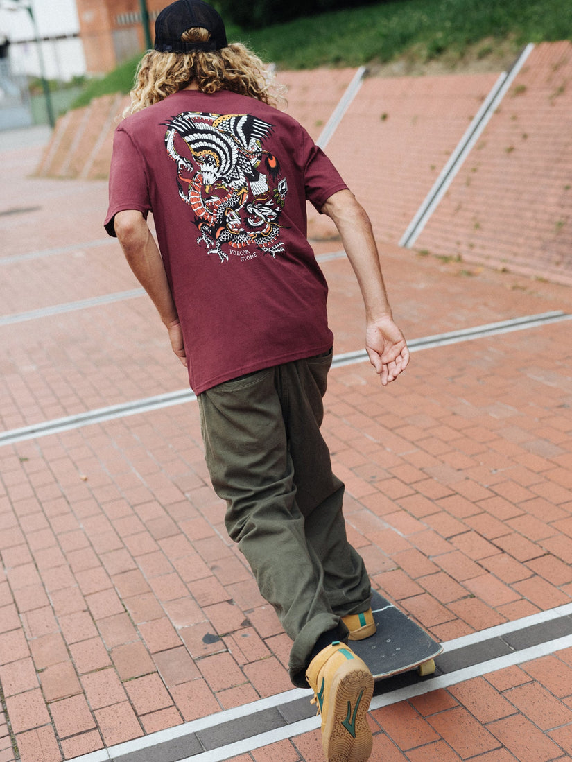 T-shirt Lintell - MERLOT