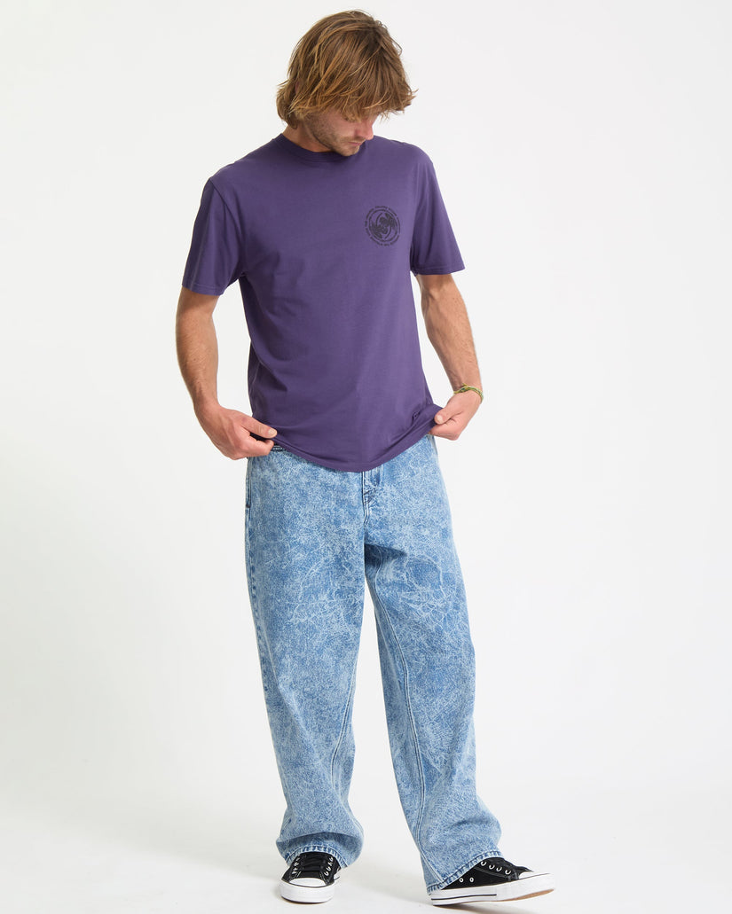 T-Shirt Circlepalm - Dark Purple