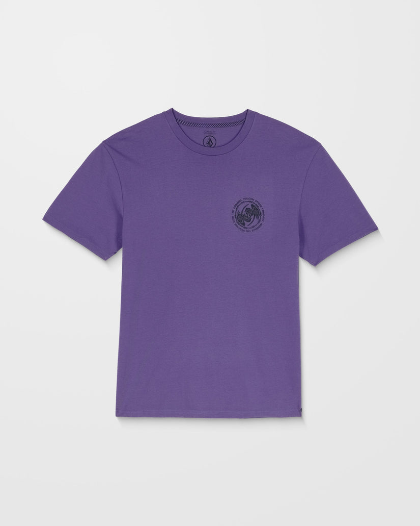 T-Shirt Circlepalm - Dark Purple