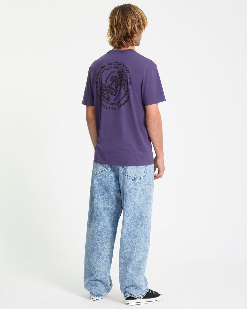 T-Shirt Circlepalm - Dark Purple