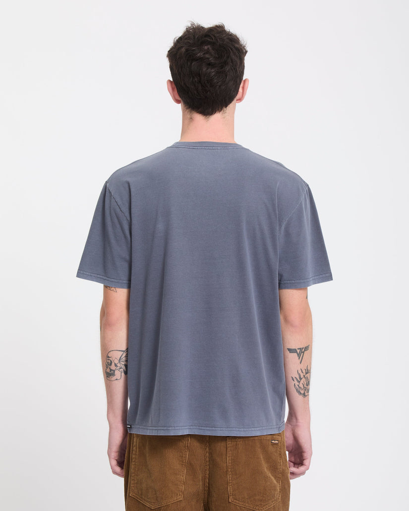 Solid Stone T-Shirt - Storm Blue