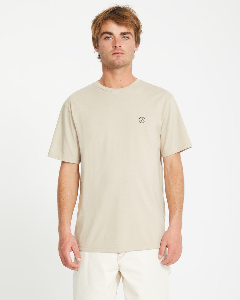 T-shirt Circle Blanks - LIGHT KHAKI