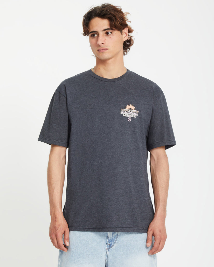 T-shirt Sure Thing - HEATHER BLACK