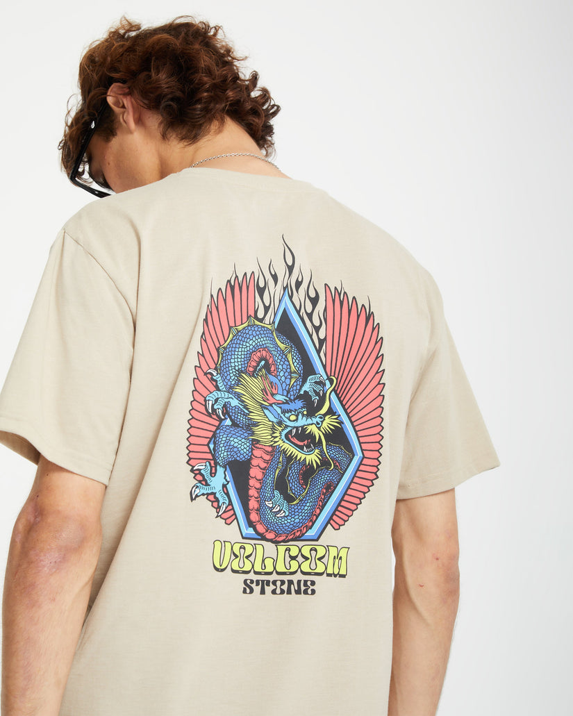 T-shirt Draggin Stone - LIGHT KHAKI