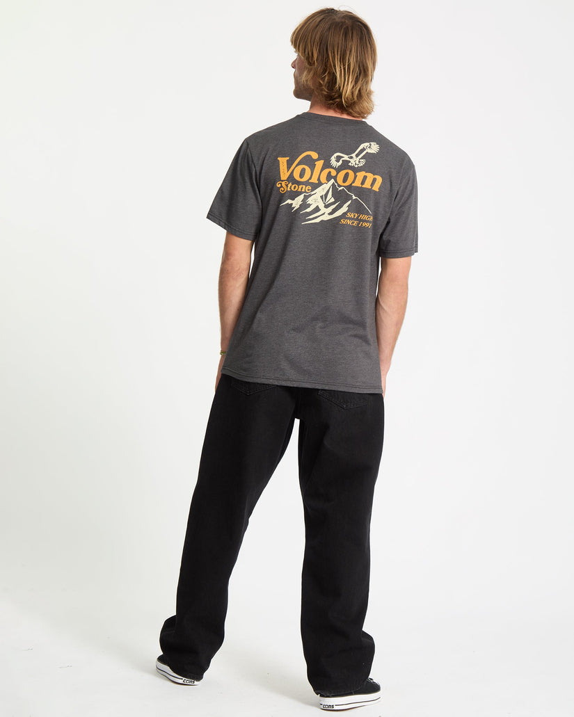 T-Shirt Back Country - Heather Black