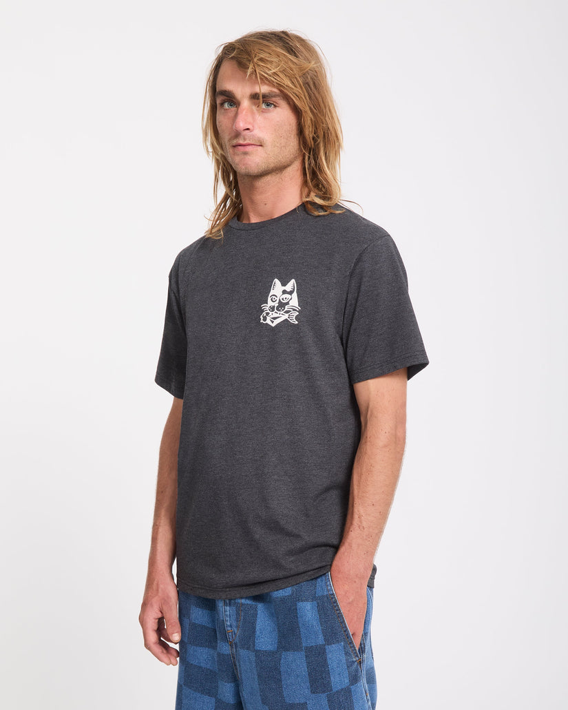 Tasty T-Shirt - Heather Black