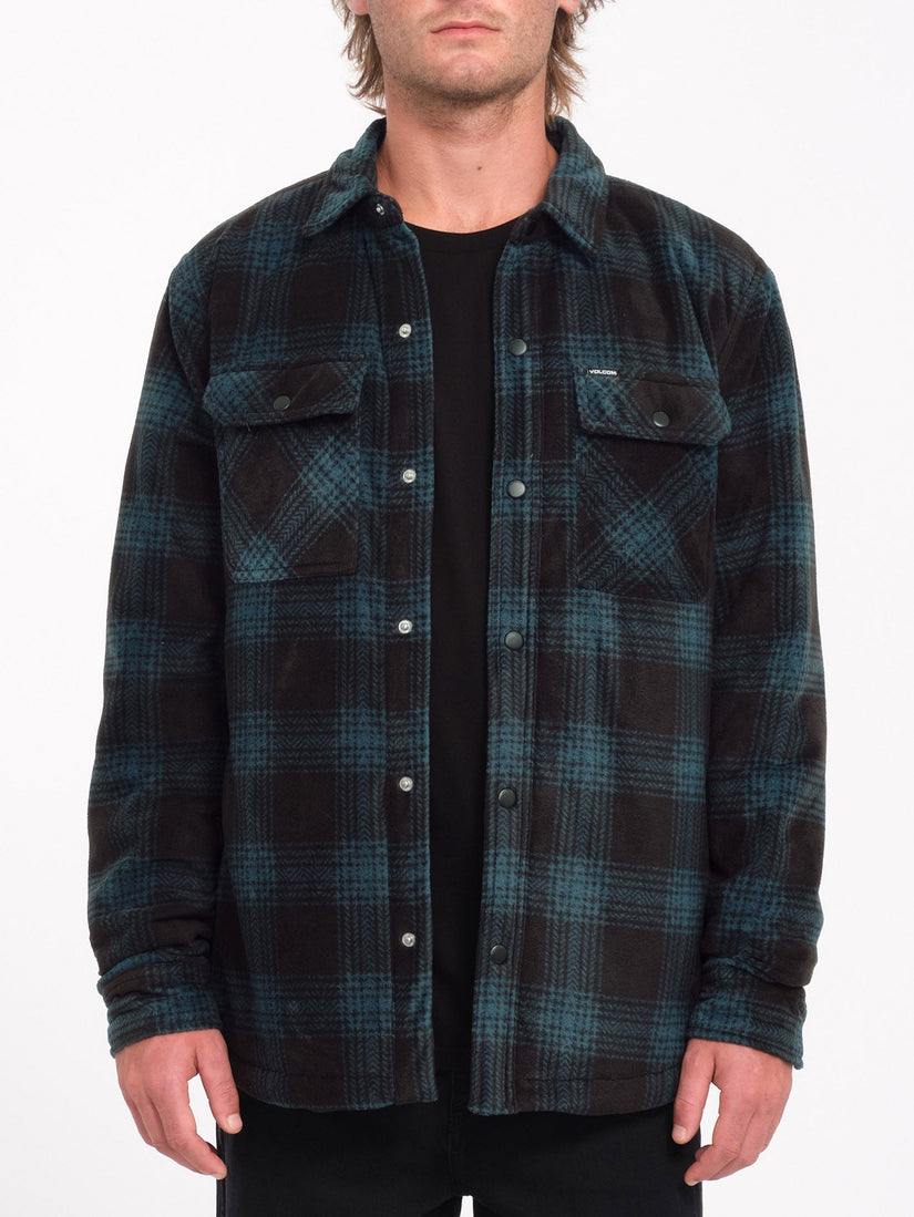 Surchemise en polaire Bowered - EVERGREEN