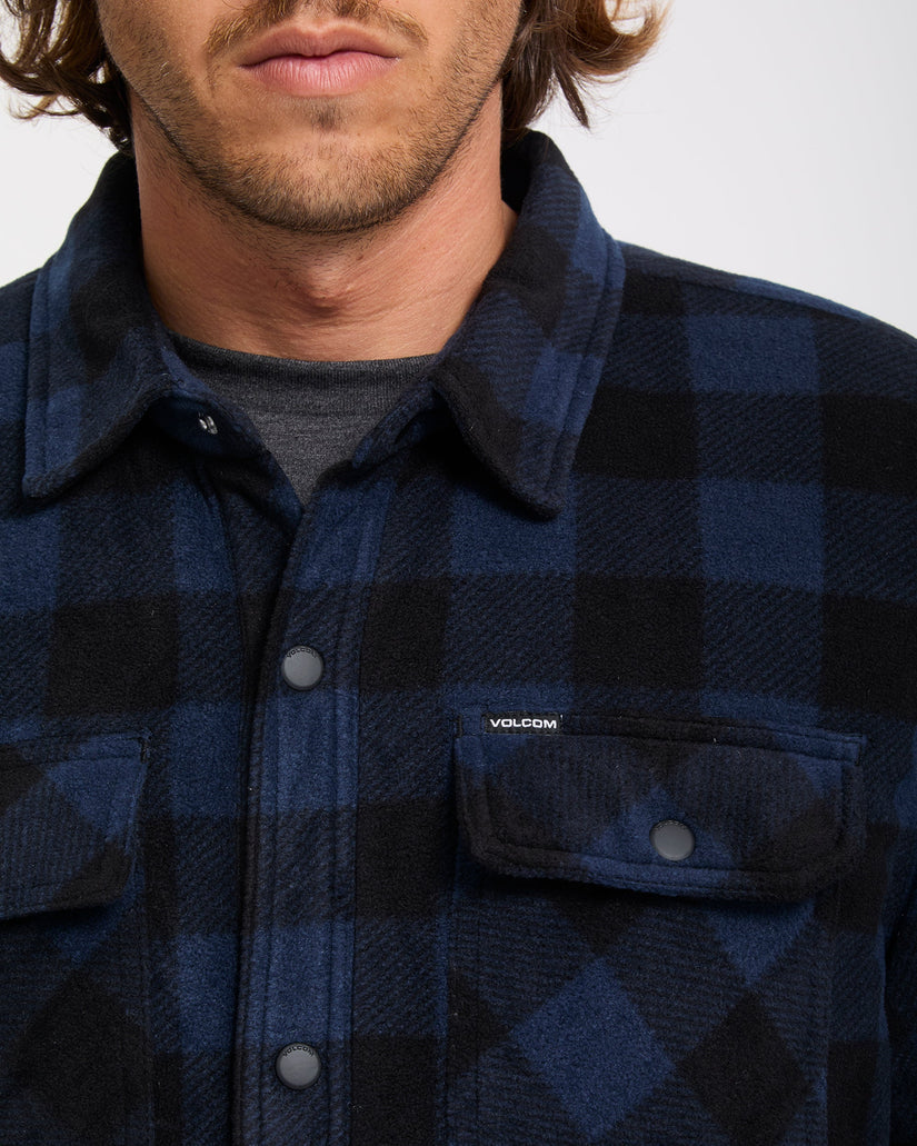 Bowered II Fleece Shirt - Marine