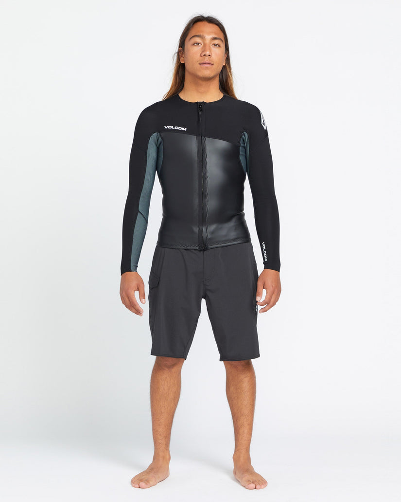Veste Néoprène 1.5 mm Zippée - BLACK