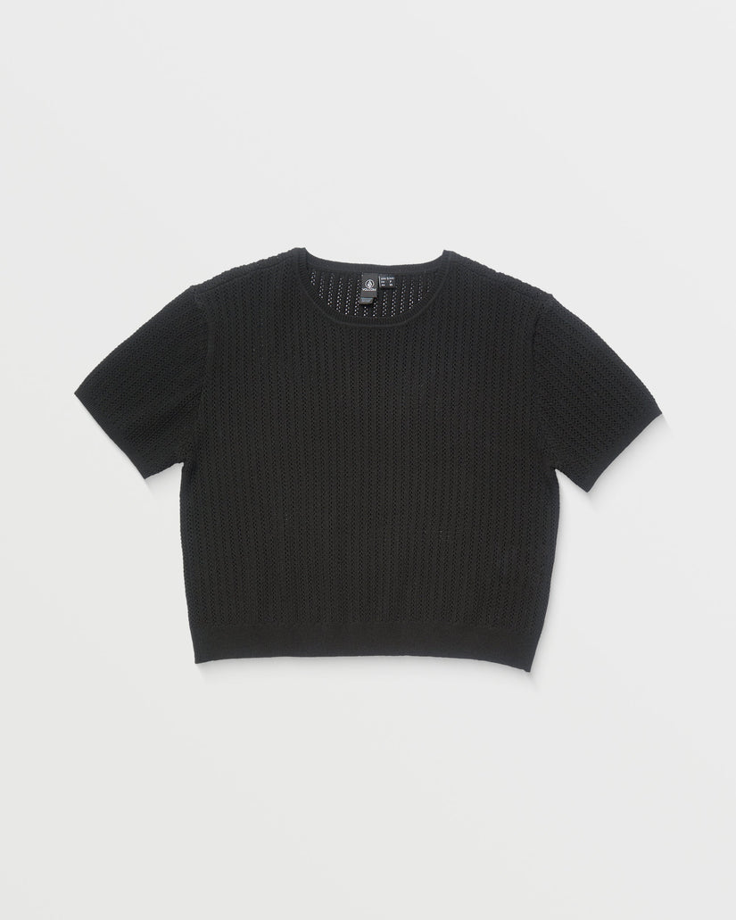 T-shirt Meshy Beach - BLACK