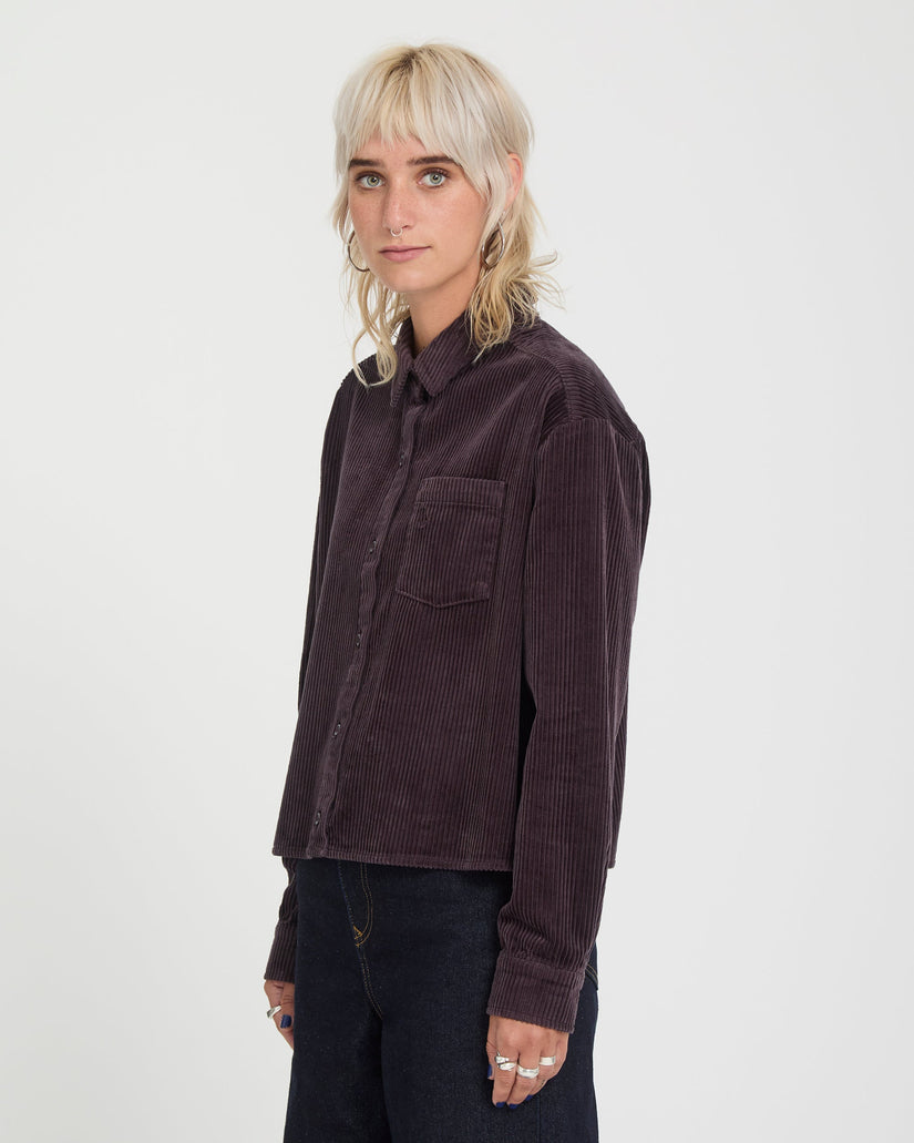 Weellow Corduroy Shirt - Raisin