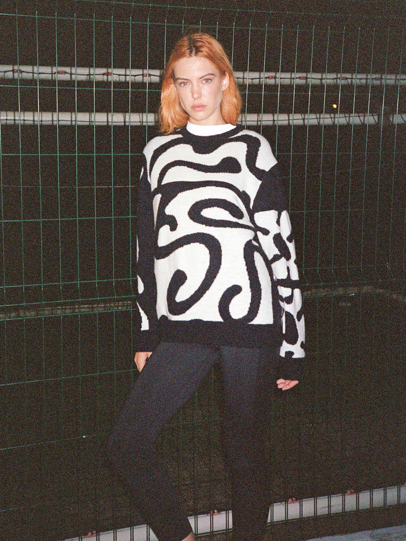 Pull Zephyr - BLACK WHITE
