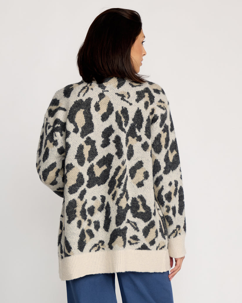 Cardigan Wylding Out - Animal Print