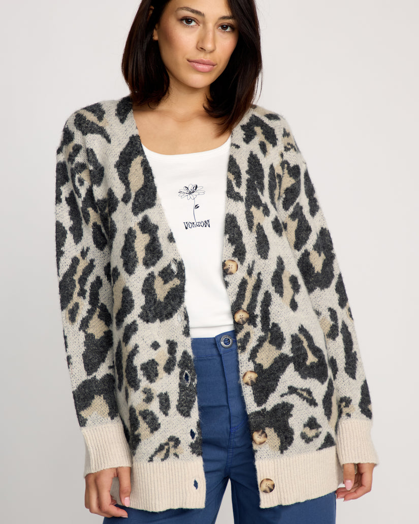 Cardigan Wylding Out - Animal Print