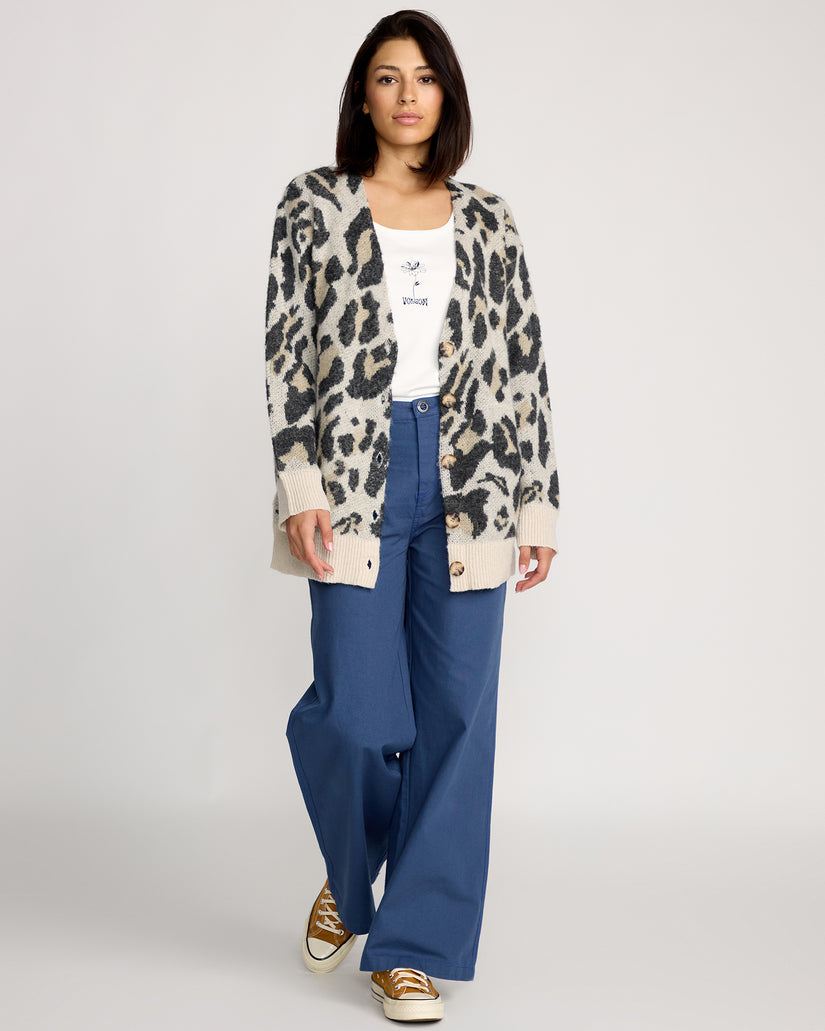 Cardigan Wylding Out - Animal Print