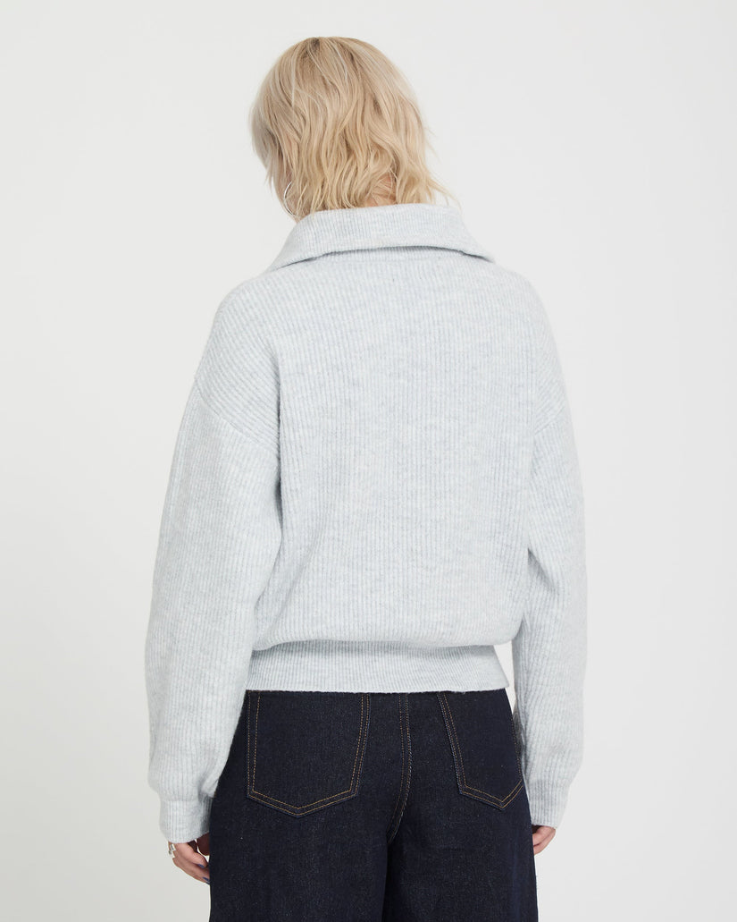 Voltrane Sweater - Bone Heather