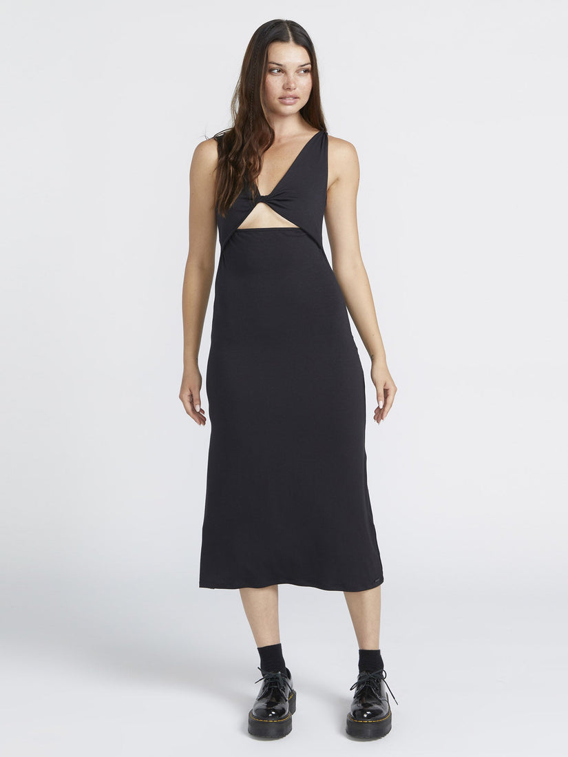 STONE LUZ DRESS (B1312402_BLK) [F]