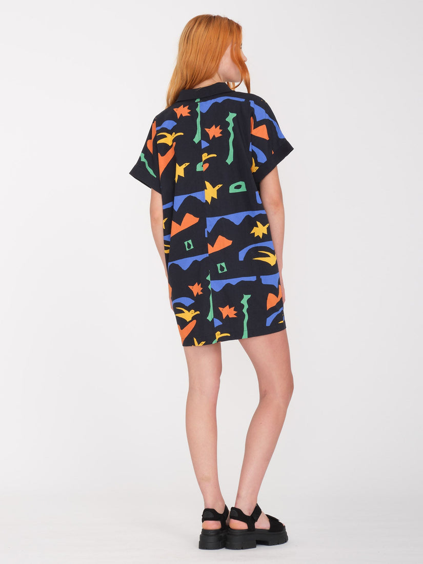 FA ARTHUR LONGO SS DRESS (B1312415_BLK) [B]